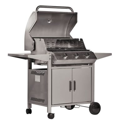 PARRILLA A GAS BBQ Q3G2 GRILL PATAGONIA 3 QUEMADORES