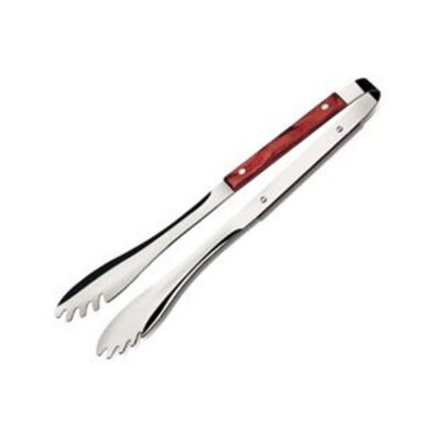 PINZA PARRILLA MANGO DE MADERA CHEF PREMIUM