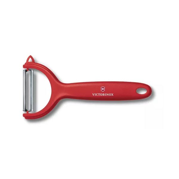 Pelador Victorinox N°315 Essentiels+ Rouge – Économe De Qualité Suisse, Design Ergonomique, Tranchant Durable