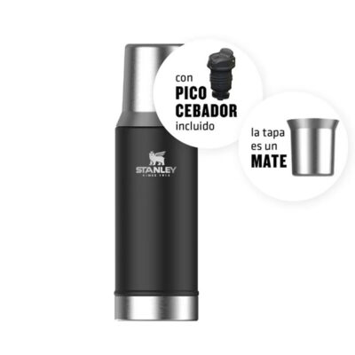 MATE SYSTEM STANLEY CLASSIC 800ML NEGRO