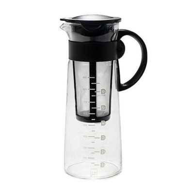 CAFETERA DE VIDRIO CON FILTRO PLASTICO 900ML