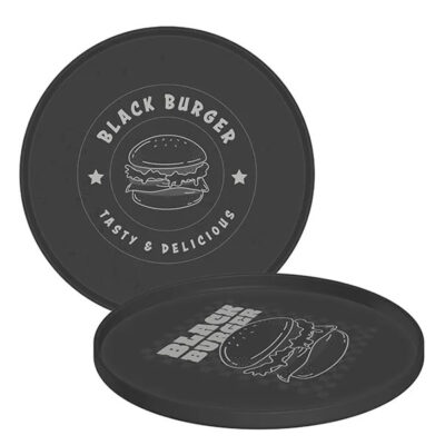 PLATO BLACK BURGER TRAMONTINA