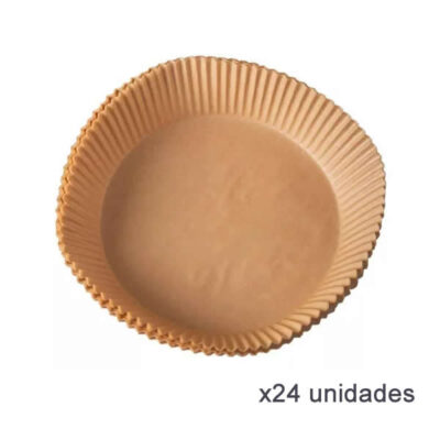 SET X 24 MOLDES FREIDORA DE AIRE 15CM