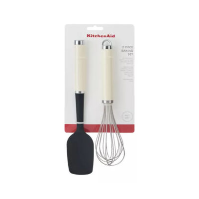 SET KITCHENAID X 2 BATIDOR ESPATULA CREMA